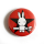 Rabbit with Wrench (red) - Button