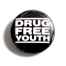Drug Free Youth - Button
