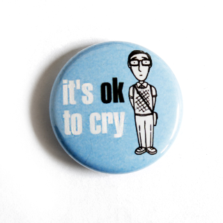 Its ok to cry - Button