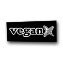 Vegan Cross - Aufnäher