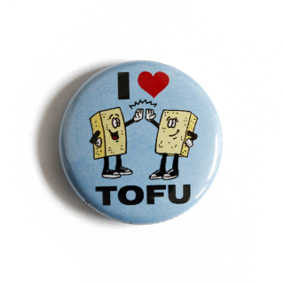 I Love Tofu - Button