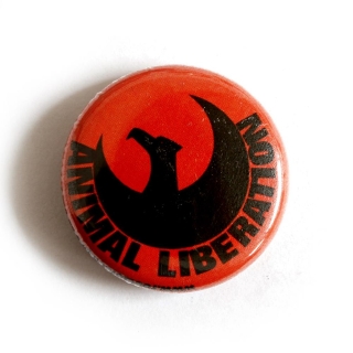 SALE! Animal Liberation Falke - Button
