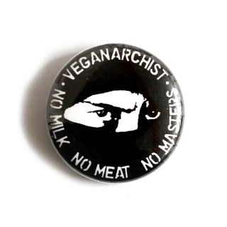 Veganarchist - Button