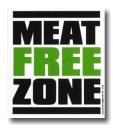 SALE! Meat Free Zone - Fridge Magnet (discontinued item)