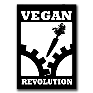 Vegan Revolution - Sticker (10x)