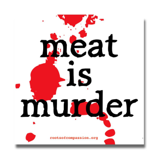 Meat is Murder - Sticker