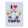 I heart tofu - Sticker