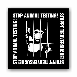 Stoppt Tierversuche! - Aufnäher