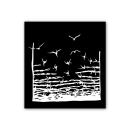 Freedom (black) - Patch on durable Bio Canvas