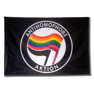 Fahne Antihomophobe Aktion