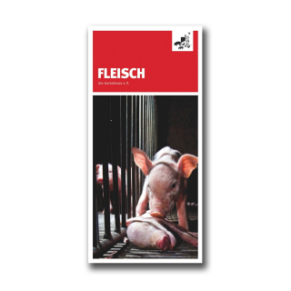 Fleisch - Flyer (die tierbefreier e. V.)
