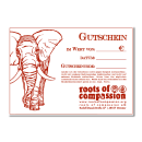 Gift Voucher for roots of compassion (100 EUR)