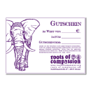 Gift Voucher for roots of compassion (75 EUR)