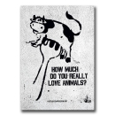 How much do you really love animals? - Sticker (10x)