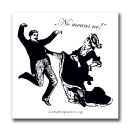 No means no! - Sticker (10x)