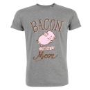 SALE! Bacon had a mom T-Shirt - groß/gerade...
