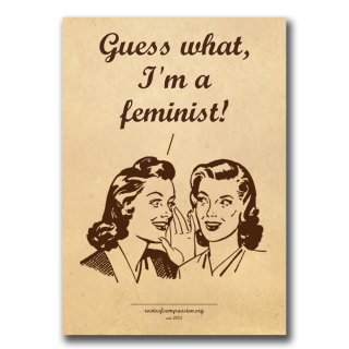 Guess what, Im a feminist! - Sticker (10x)