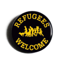 Refugees Welcome - Benefit-Button