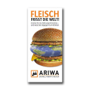 ARIWA Flyer: Fleisch frisst die Welt