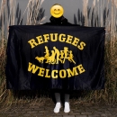Fahne Refugees Welcome - Soliartikel