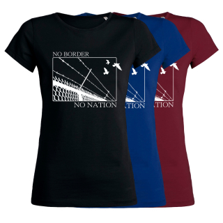 SALE! No Border - T-Shirt - small/waisted cut-XS-deep royal blue (discontinued model)