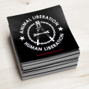 Animal Liberation - Human Liberation - Aufkleber