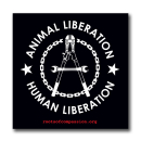 Animal Liberation - Human Liberation - Sticker