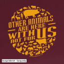 Other animals are here with us - T-Shirt - small/waisted cut (discontinued model)
