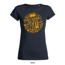 SALE! Other animals are here with us - T-Shirt - klein/taillierter Schnitt-XS-navy (Auslaufmodell)