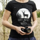 SALE! Shoot Photos not Animals - T-Shirt - large/loose cut (discontinued model)