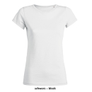 SALE! Basic T-Shirt - klein/taillierter Schnitt (Auslaufmodell) Größe S - weiß