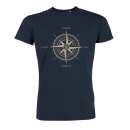 Kompass (empathy, love, solidarity, respect) - T-Shirt - groß/gerader Schnitt