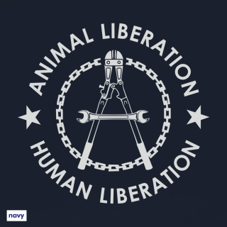 Human Liberation - Animal Liberation - Kapuzenpullover - klein/taillierter Schnitt
