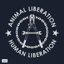 SALE! Human Liberation - Animal Liberation - Kapuzenpullover - klein/taillierter Schnitt (Auslaufmodell)