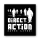 Direct Action Saves Lives - Patch on durable Bio Canvas (discontinued item)
