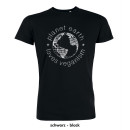 SALE! Planet Earth Loves Veganism - T-Shirt - large/loose cut – S-navy (discontinued model)