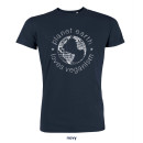 SALE! Planet Earth Loves Veganism - T-Shirt - groß/gerader Schnitt-S-schwarz (Auslaufmodell)