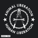 SALE! Human Liberation - Animal Liberation - T-Shirt -...