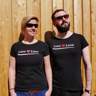 SALE! Love is Love - T-Shirt - small/waisted cut (discontinued model)