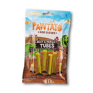 Pawtato Tubes Mint & Parsley - Röhren aus Süßkartoffeln mit Minze und Petersilie