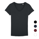 Basic T-Shirt (V-Ausschnitt) - klein/taillierter Schnitt