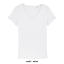 Basic T-Shirt (V-Ausschnitt) - klein/taillierter Schnitt
