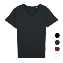 Basic T-Shirt (V-Ausschnitt) - groß/gerader Schnitt-2XL...