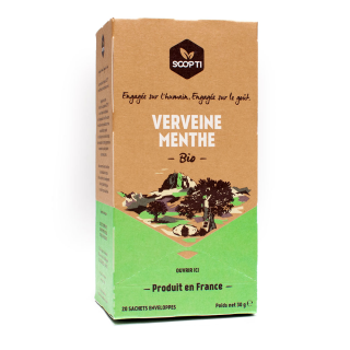 Organic herbal tea Verbena Spearmint (Scop Ti)