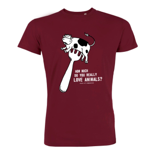 SALE! How much do you really love animals? - T-Shirt - groß/gerader Schnitt XS (Auslaufmodell)