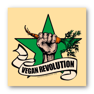 Vegan Revolution - Aufkleber