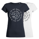 SALE! What do we want to see in the sea? - T-Shirt - klein/taillierter Schnitt (Auslaufmodell)