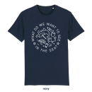 SALE! What do we want to see in the sea? - T-Shirt - large/loose cut  (discontinued model)