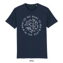 SALE! What do we want to see in the sea? - T-Shirt - groß/gerader Schnitt XS weiß (Auslaufmodell)