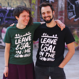 SALE! Leave the coal in the ground - T-Shirt - large/loose cut (Auslaufmodell)